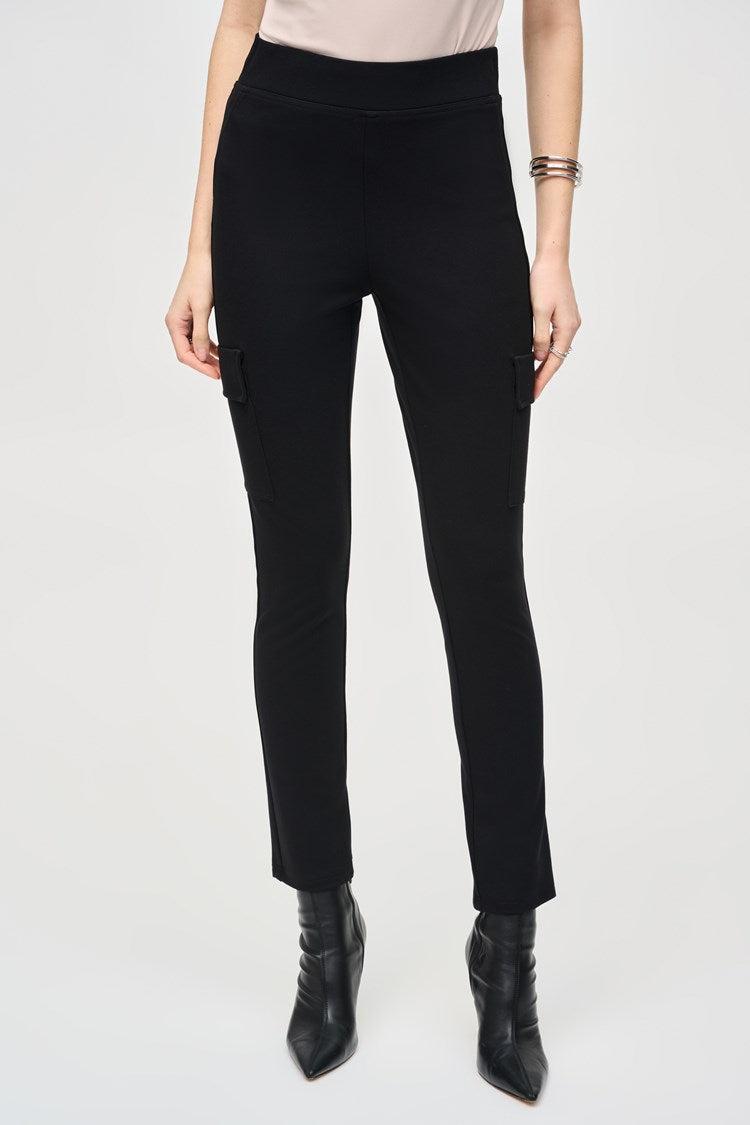 Silky Knit Slim Fit Cargo Pants Product Image