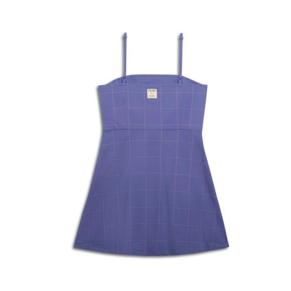 PUMA WARDROBE ESS Bright Lights NYC Women's Flared Short Dress Product Image
