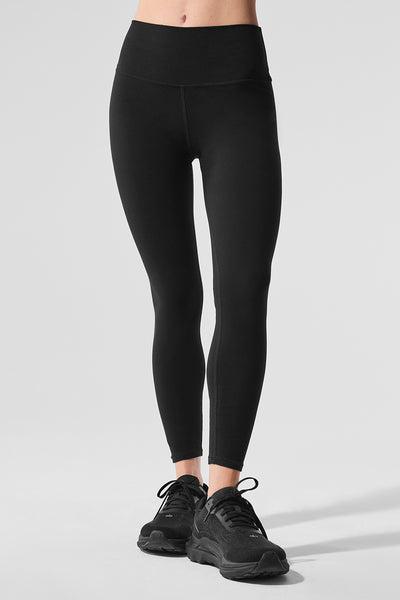 Alosoft High-Waist 7/8 Highlight Legging - Black Product Image