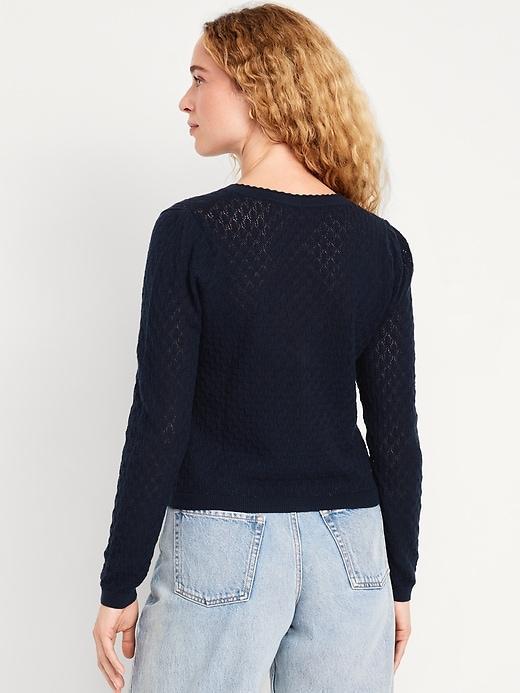 SoSoft Lite Pointelle Cardigan Product Image