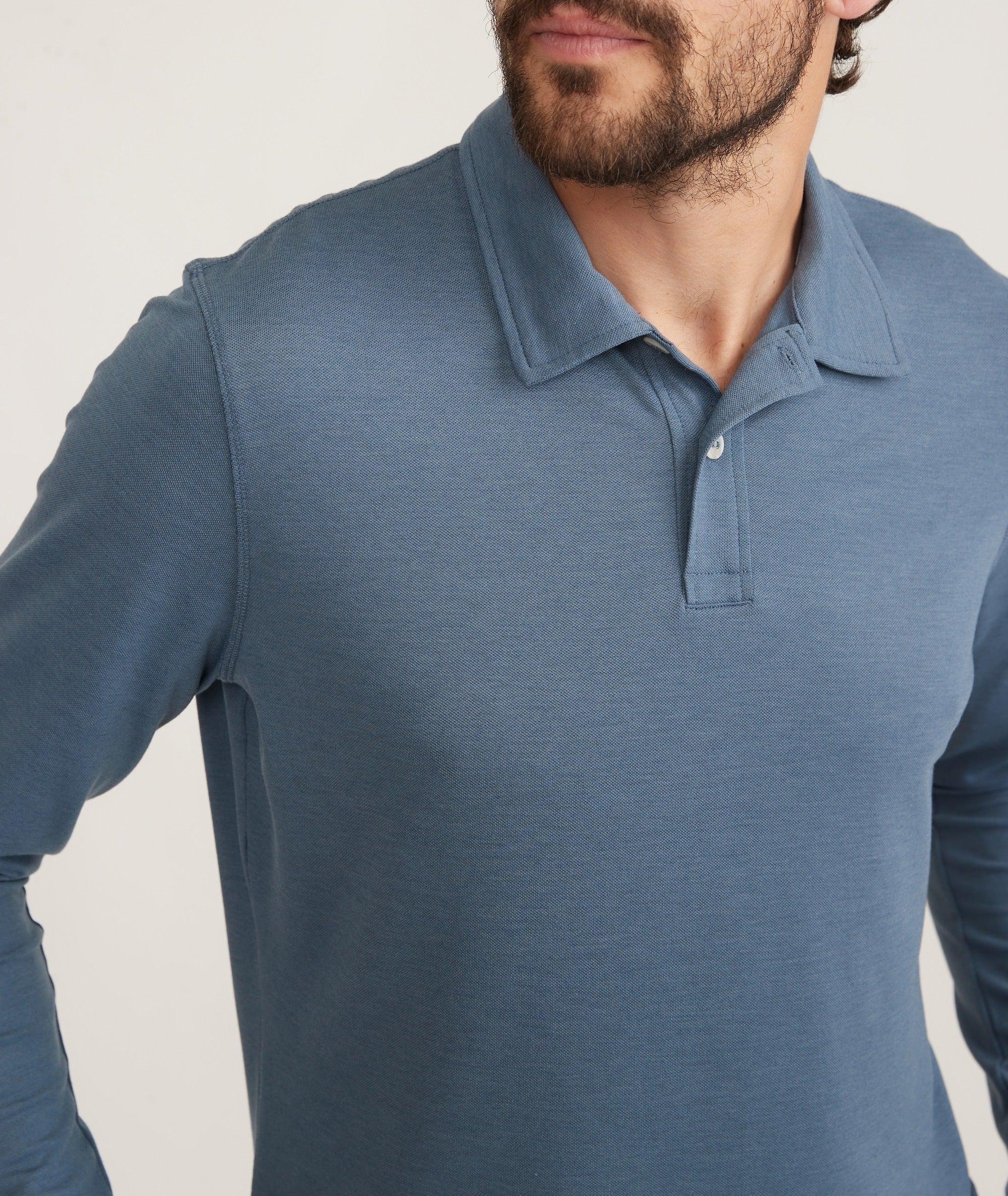 Long Sleeve Air Polo Product Image