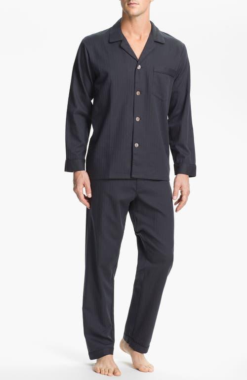 Mens Piped Pajama Set Product Image