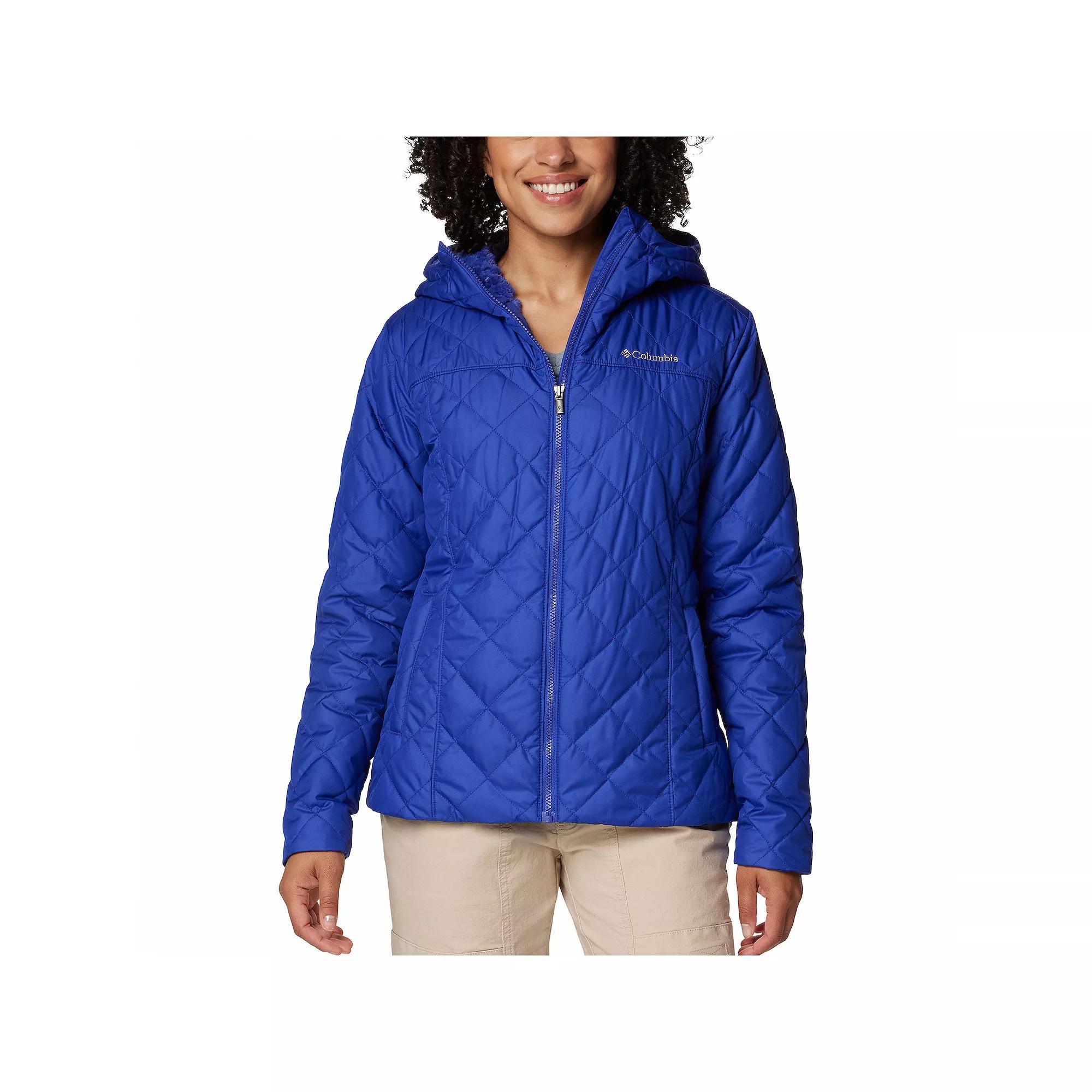 Women's Columbia Copper Crest II Hooded Jacket, Size: XXL, Serenity Product Image