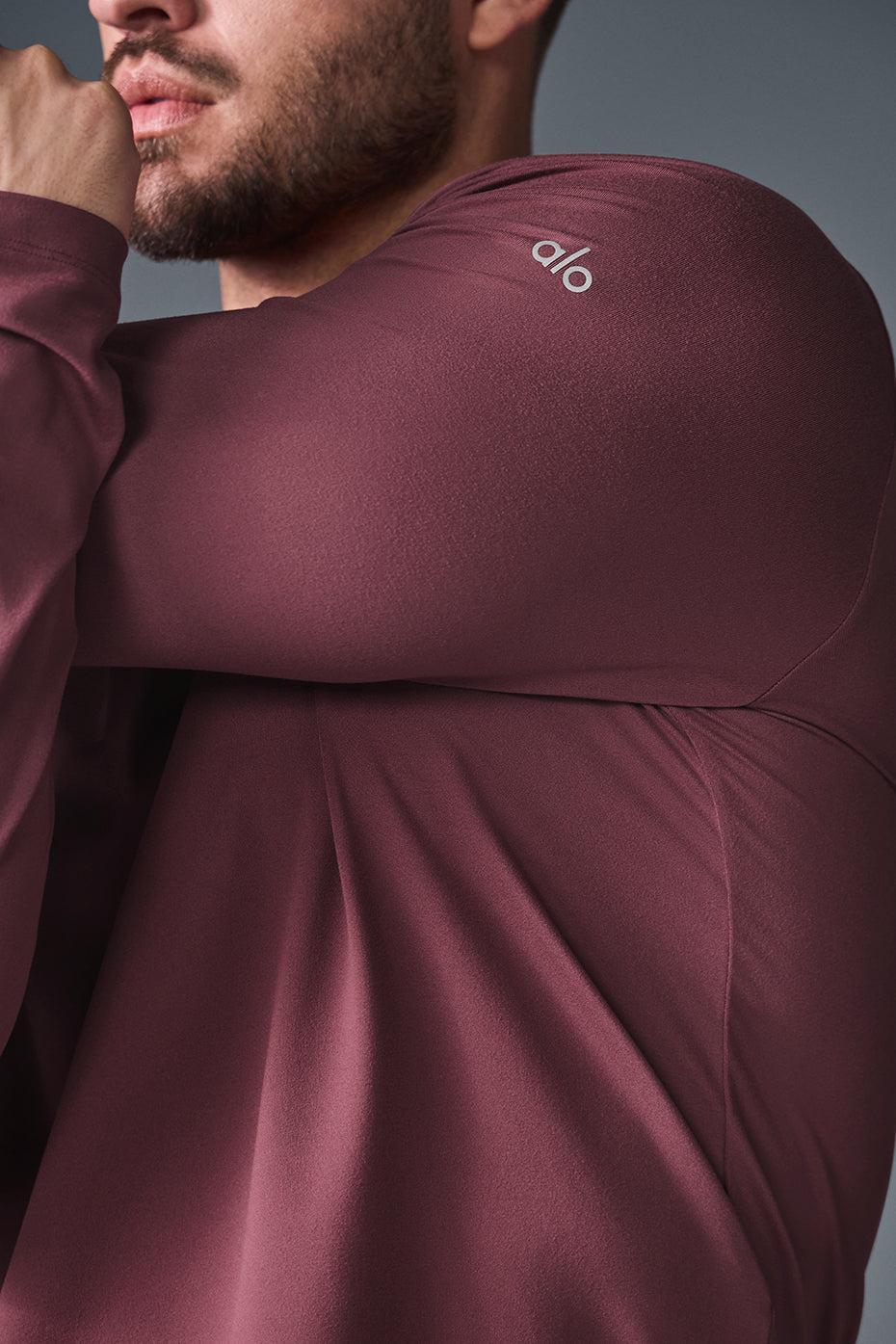 Conquer Reform Long Sleeve With Hood - Burgundy Truffle Product Image