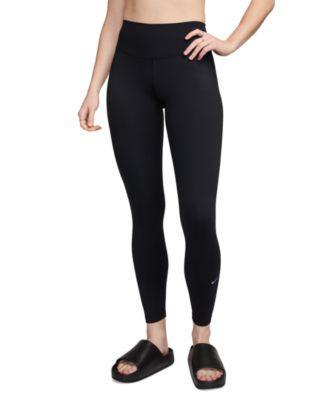 Nike Womens One High-Waisted Full-Length Leggings black Product Image