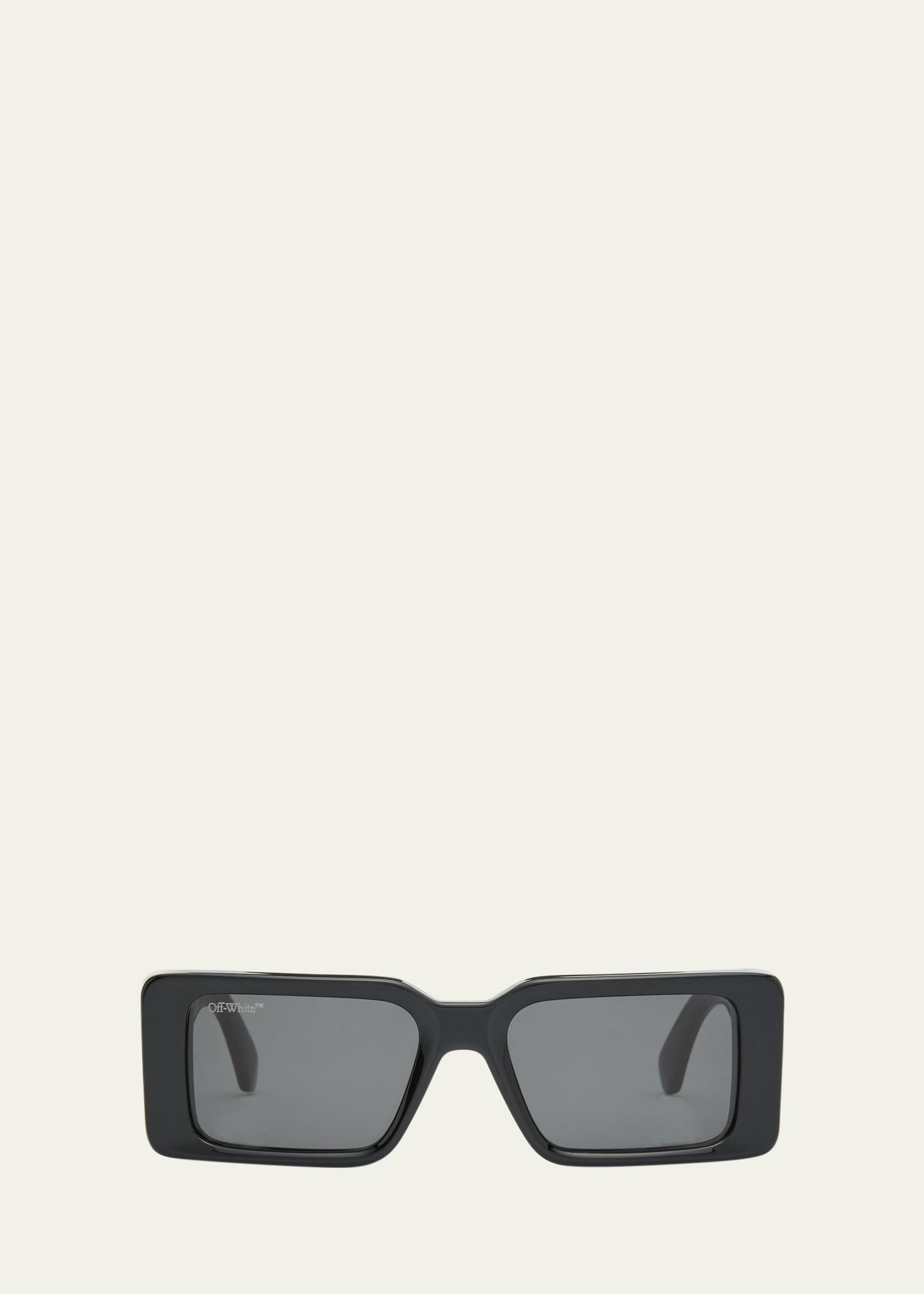 Mens Milano Acetate Rectangle Sunglasses Product Image