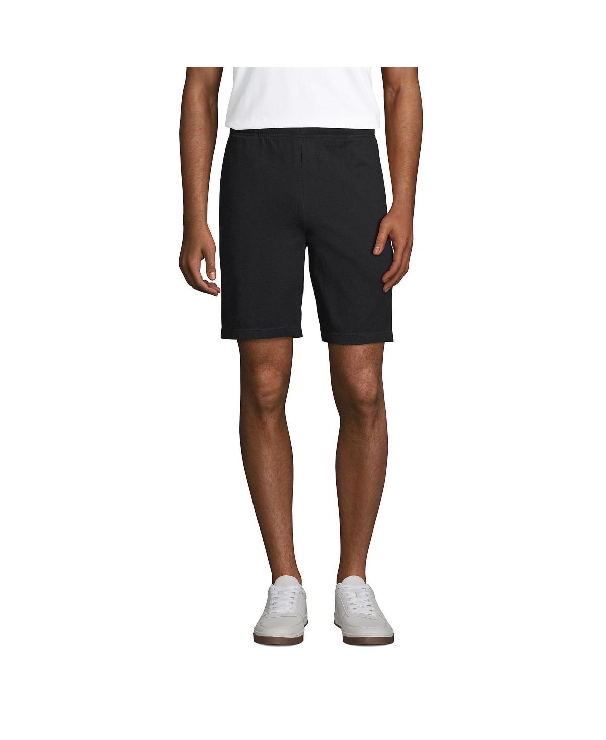 Men's Lands' End Jersey Knit Shorts, Size: Small, Gray Grey Product Image