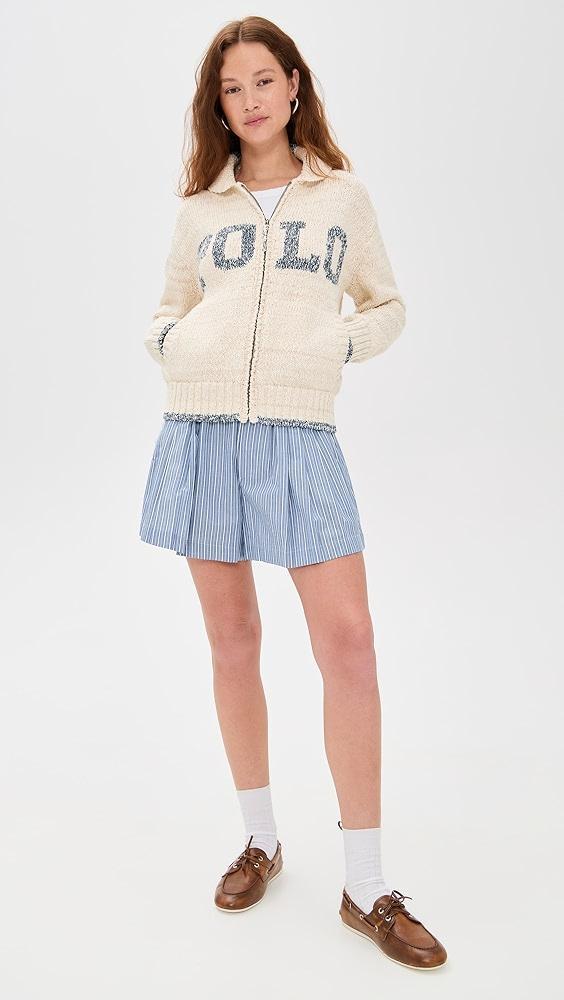 Polo Ralph Lauren Long Sleeve Collared Cardigan | Shopbop Product Image