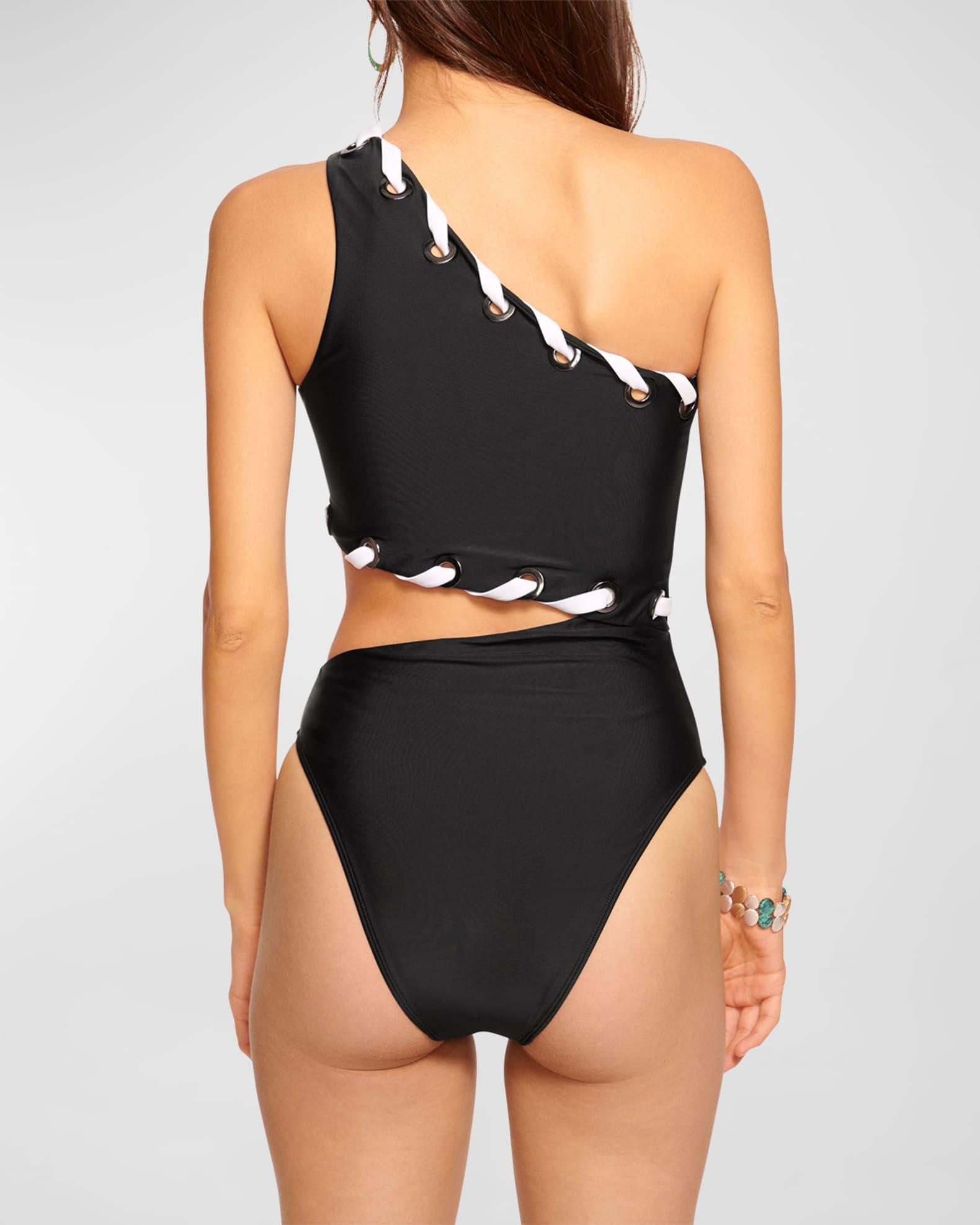 Verdie Laced One-Piece Swimsuit  Product Image