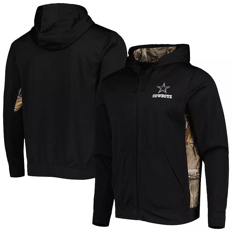 Men's Dunbrooke Black/Realtree Camo Dallas Cowboys Decoy Tech Fleece Full-Zip Jacket, Size: Large Product Image