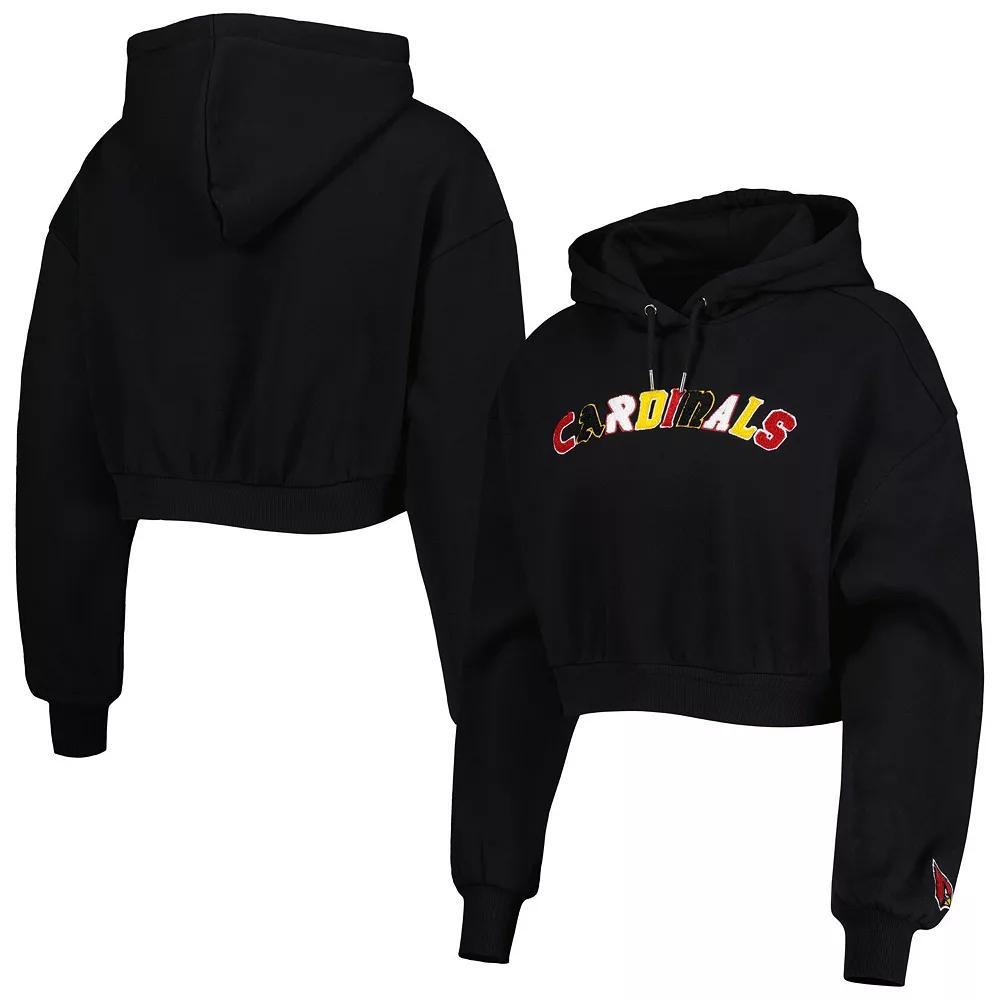 Womens The Wild Collective Arizona Cardinals Cropped Pullover Hoodie Product Image
