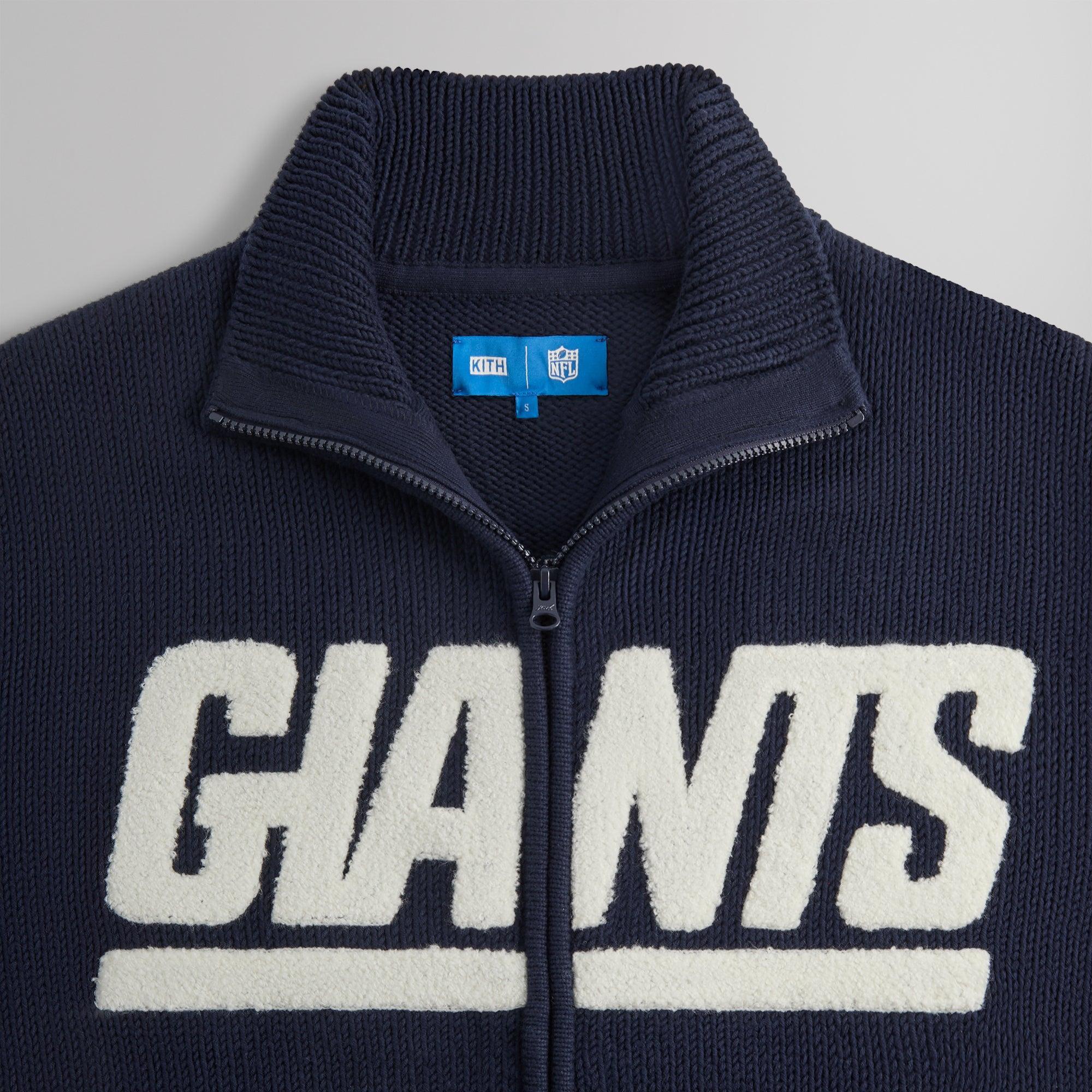 Kith & '47 for the NFL: Giants Wyona Full Zip Sweater - Nocturnal Male Product Image