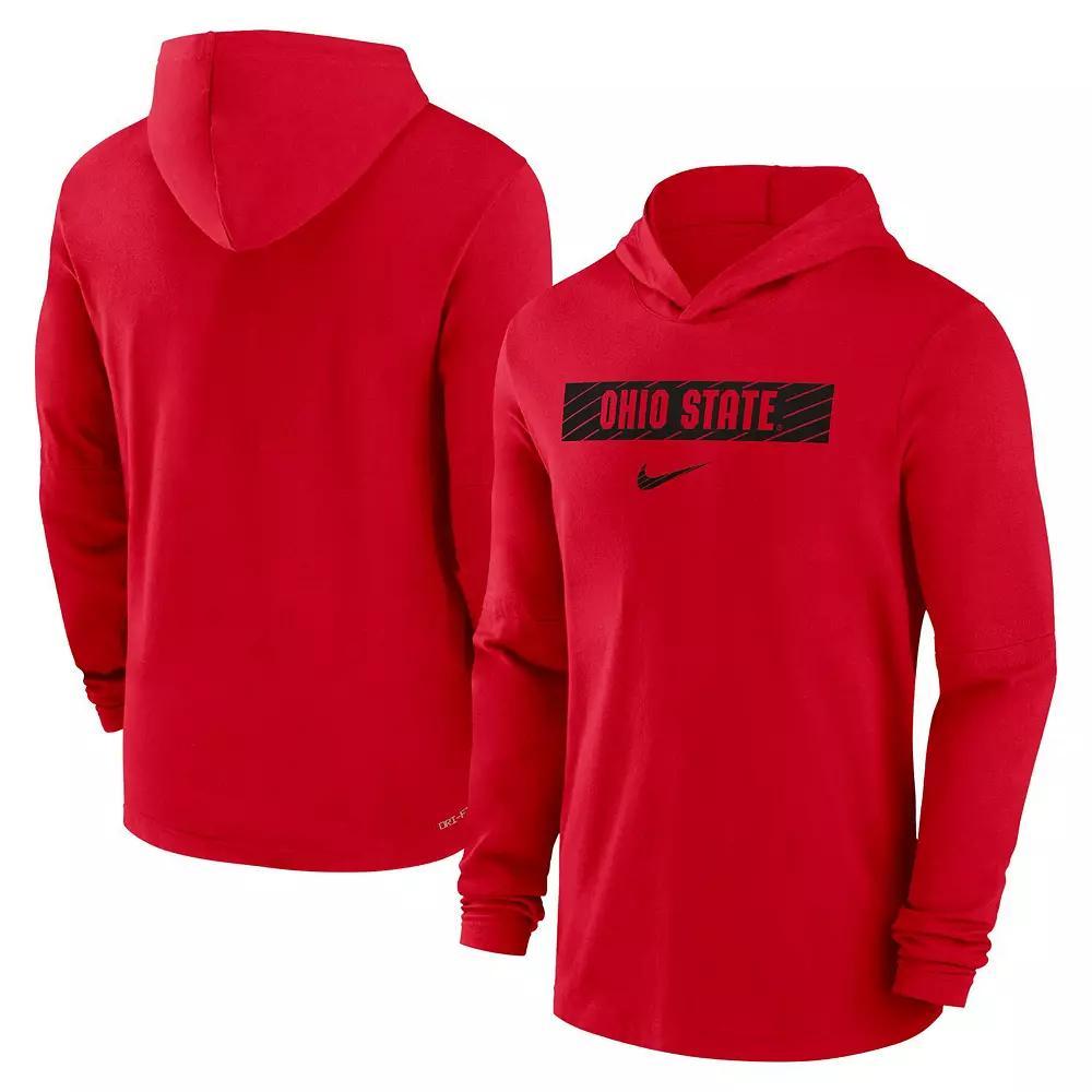 Men's Nike Anthracite Georgia Bulldogs 2024 Sideline Hoodie Performance Long Sleeve T-Shirt, Size: XL, Grey Product Image