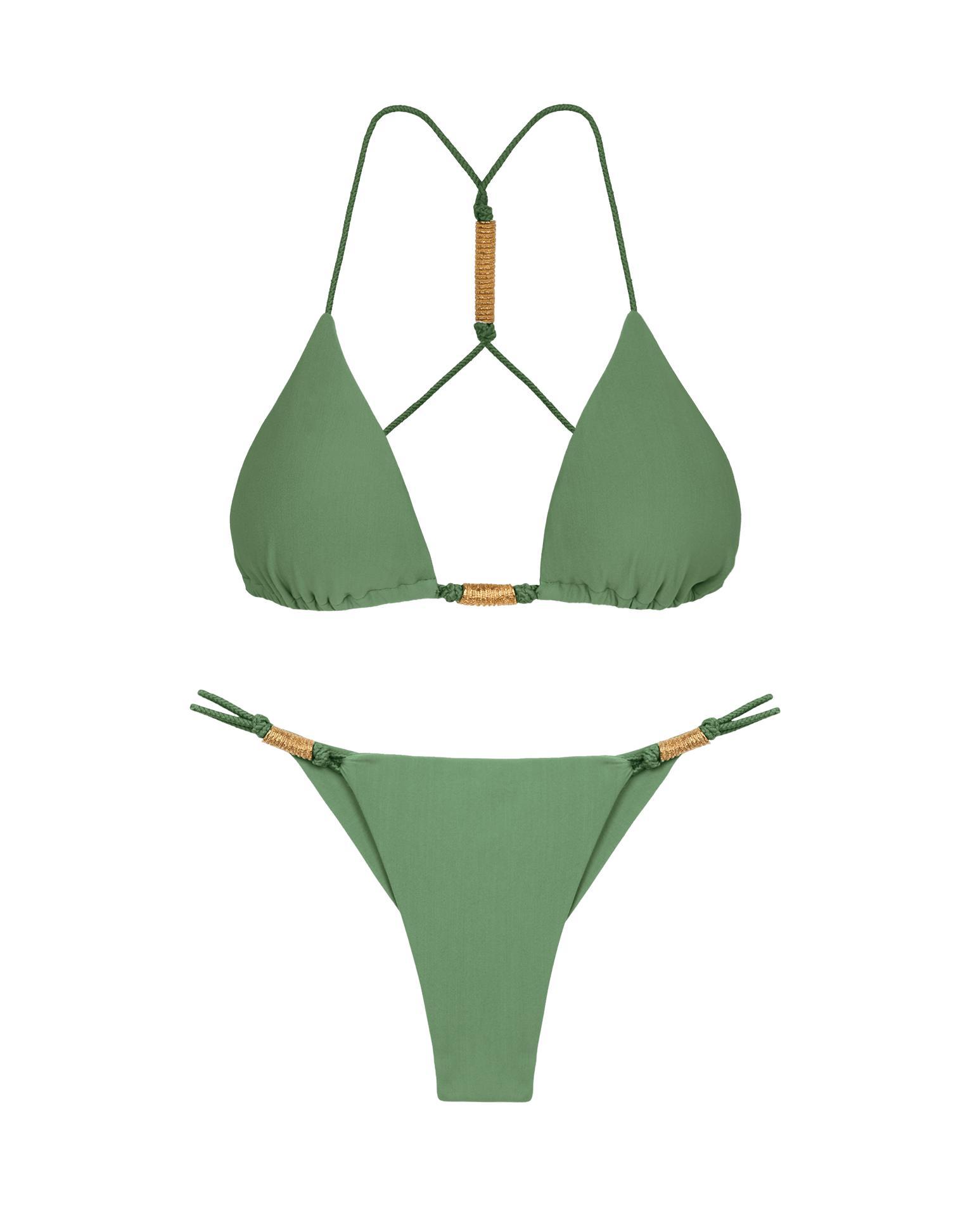 Matte Stacy T Back Tri Top - Harbor Product Image