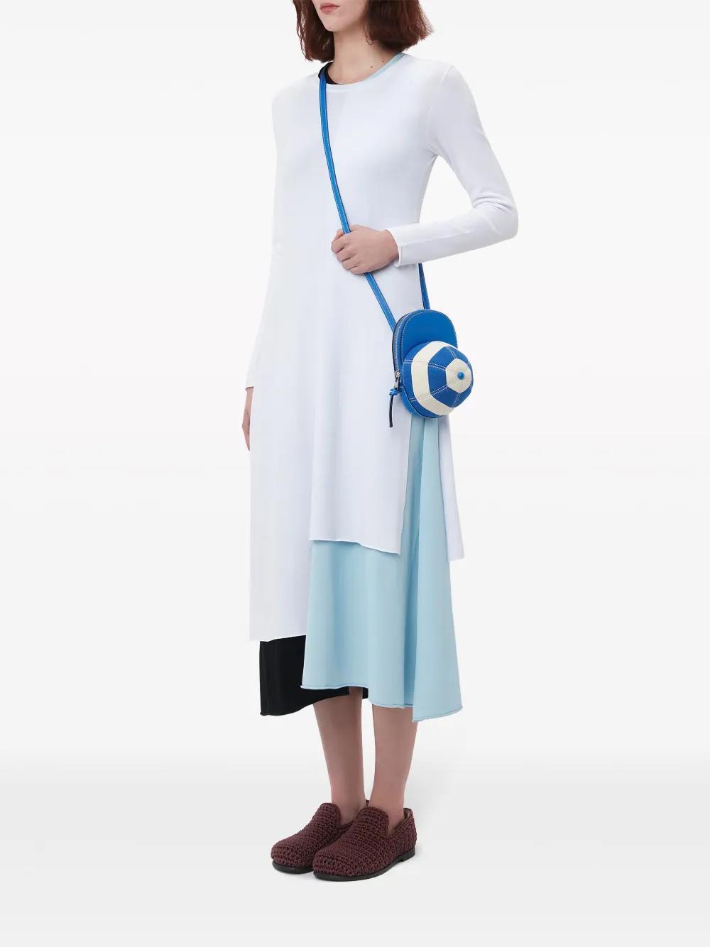 JW ANDERSON Colour Block Layered Dress In Neutrals Product Image