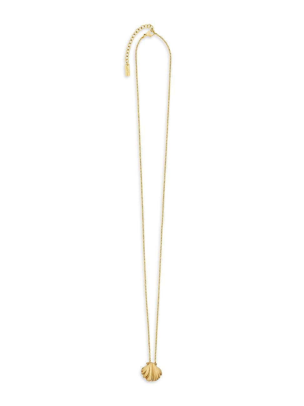Womens Shell Necklace in Metal Product Image
