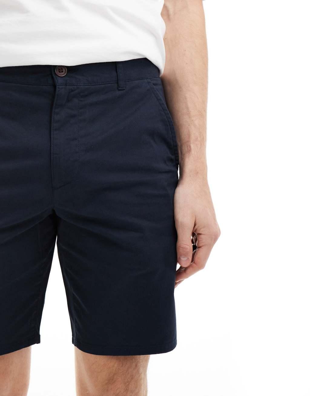 Farah Hawk chino short in navy Product Image