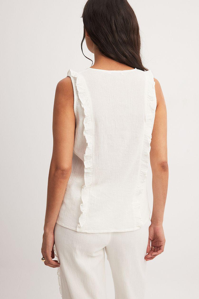 Frill Detail Tie Vest Product Image