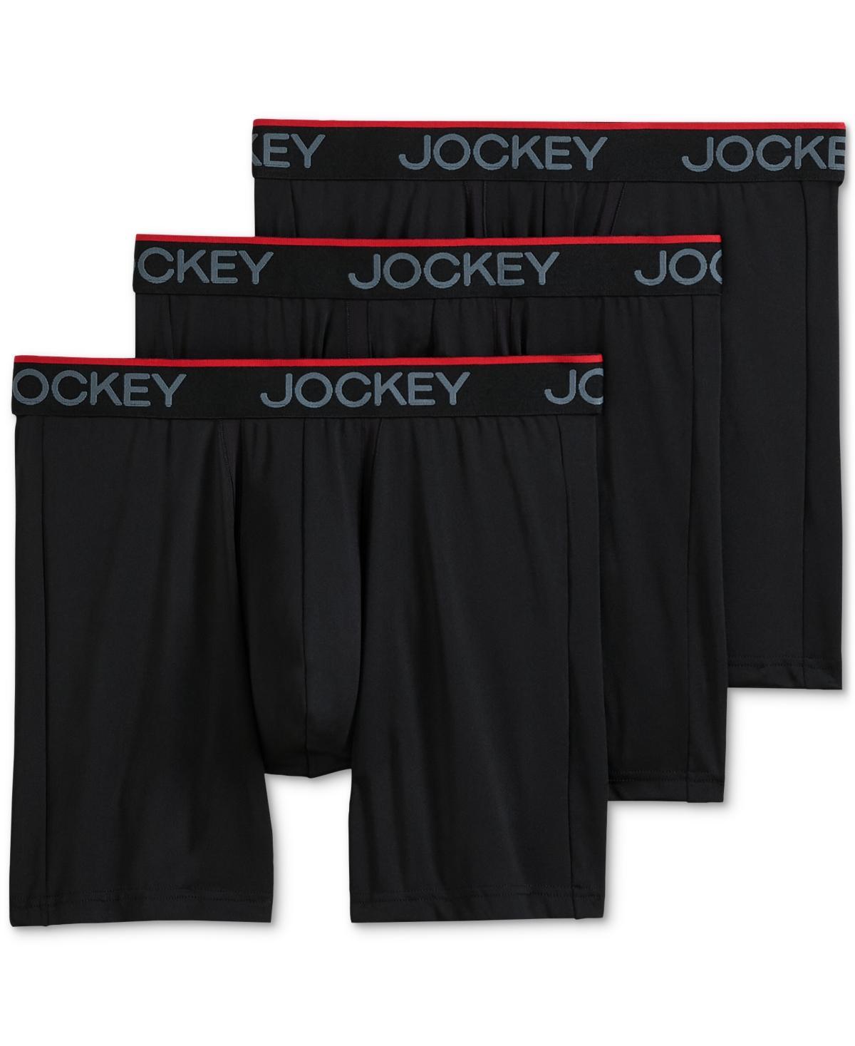 Mens Jockey 3-Pack Chafe Proof Pouch Microfiber 6 Boxer Brief Product Image