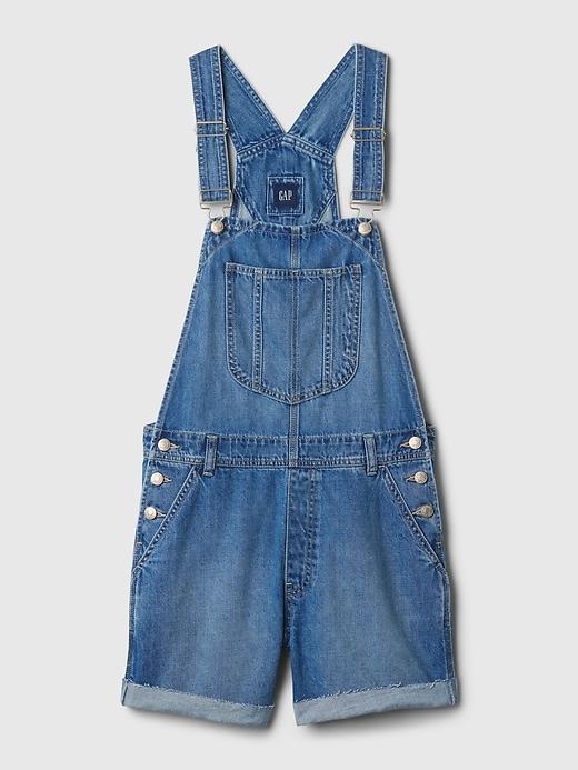 Denim Shortalls Product Image