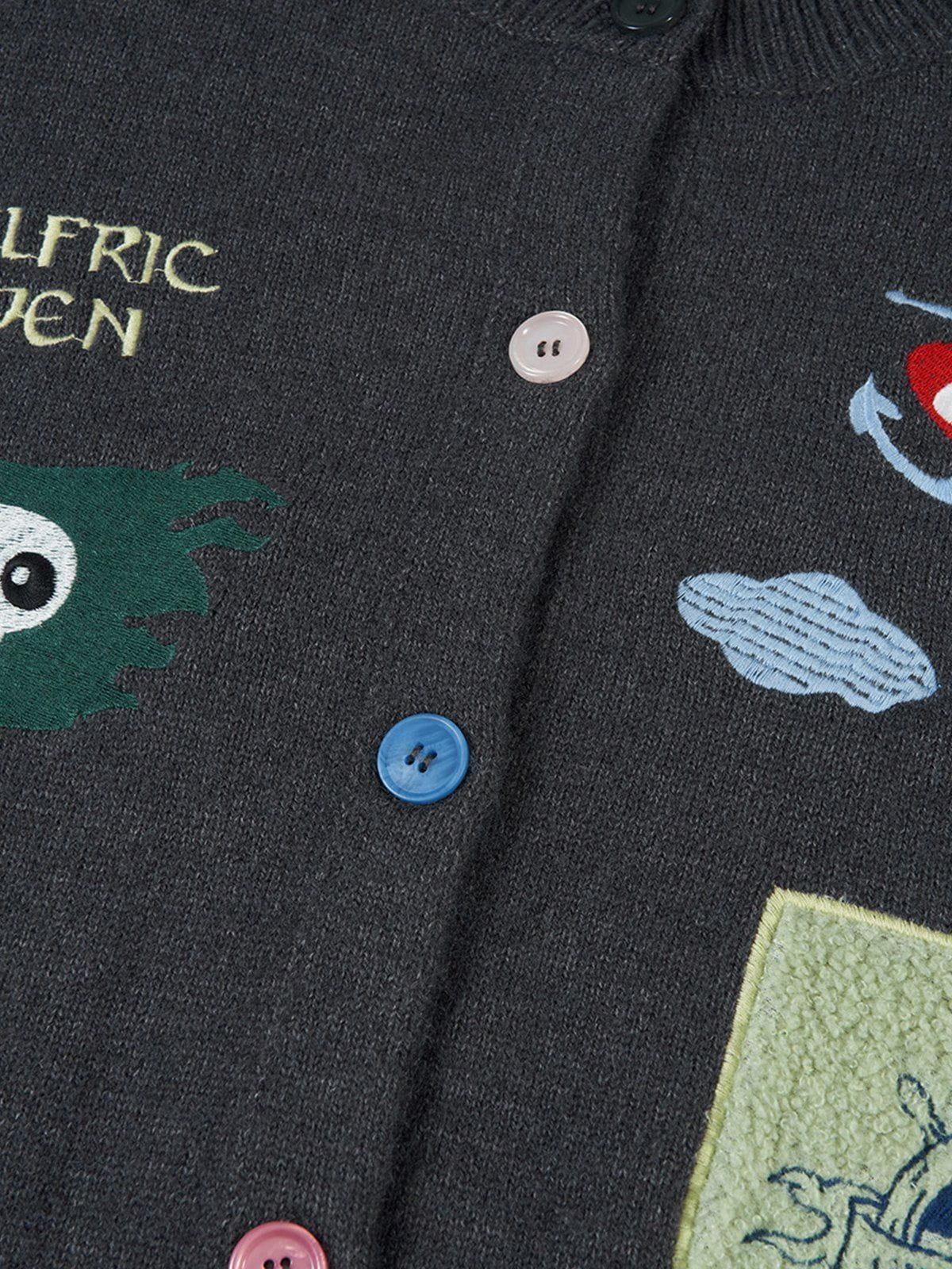 Aelfric Eden Embroidery Knit Cardigan Product Image