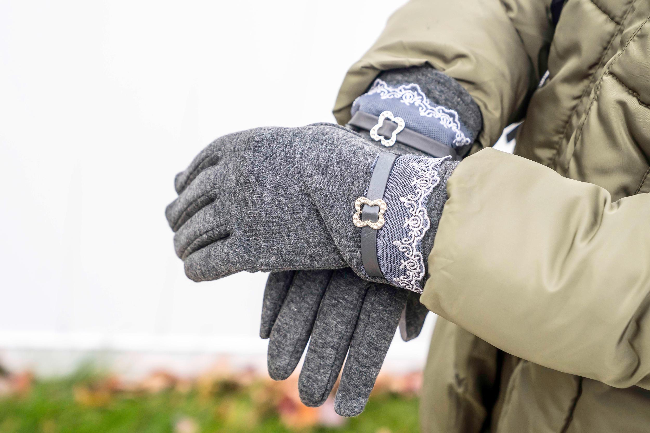 Women's Elegant Touchscreen Gloves Female Product Image