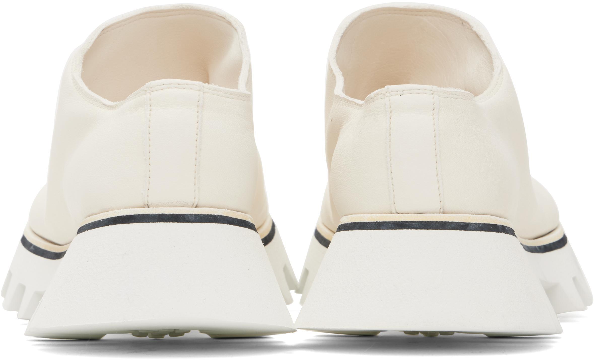 GUIDI White Soft Horse Full Grain Slip-on Loafers In Co00t White Product Image