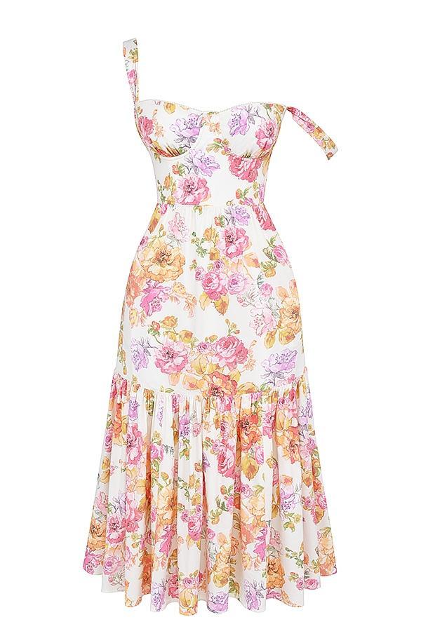 Elia Ivory Floral Midi Sundress Product Image