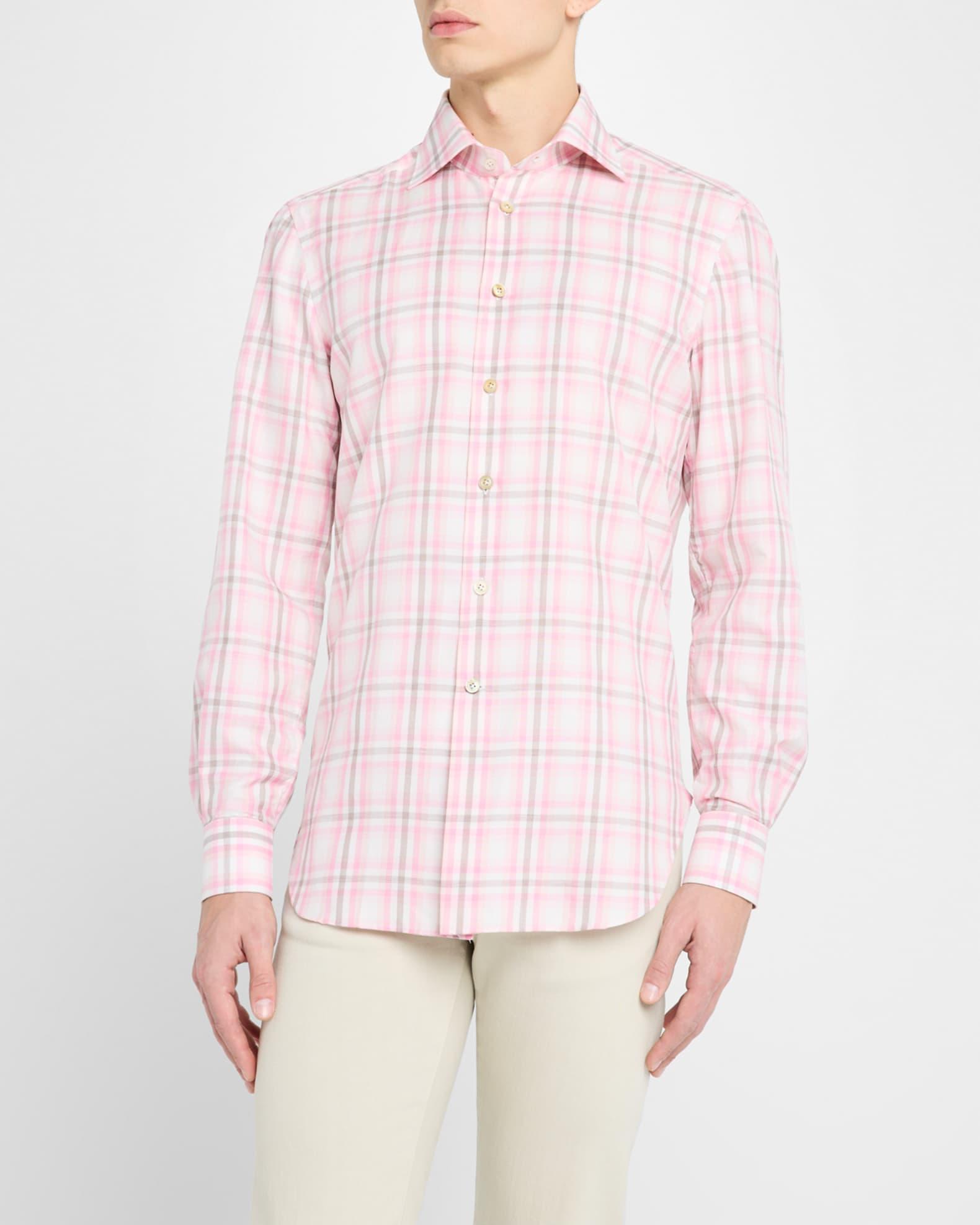 Men's Medium Check Sport Shirt Product Image