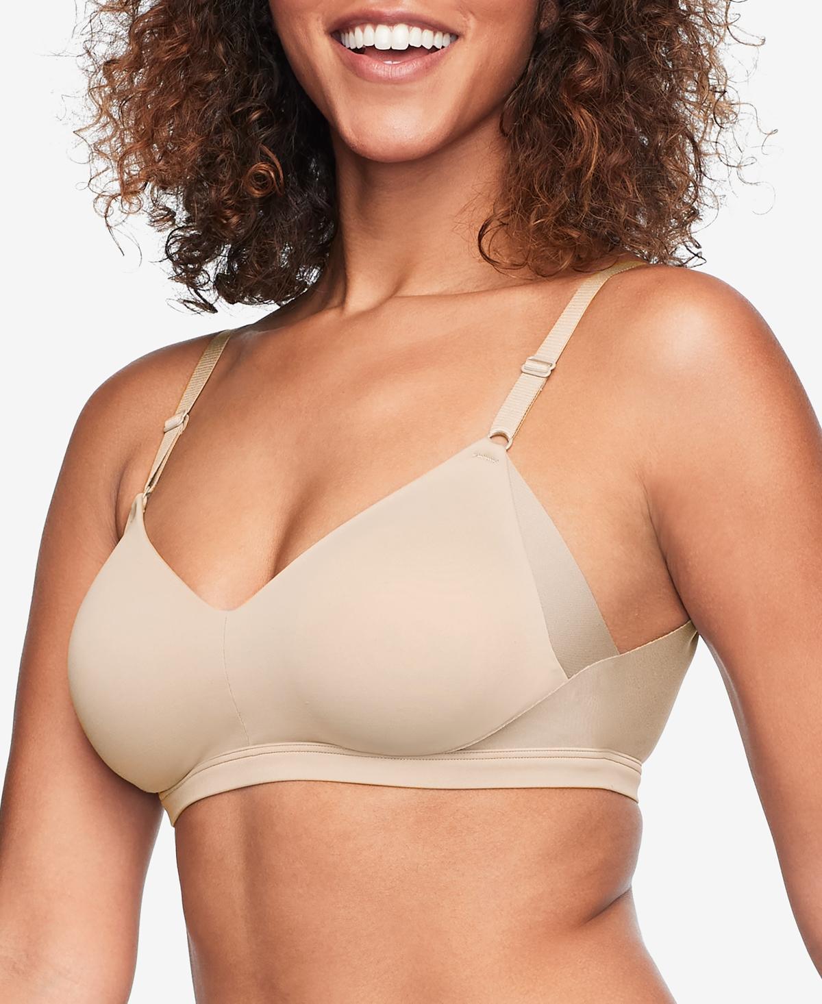 Warners No Side Effects® Underarm and Back-Smoothing Comfort Wireless Lift T-Shirt Bra RN2231A, Women's, Size: 3XL, Mink Product Image