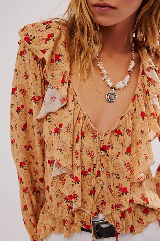 Spell Fleur Frill Blouse Product Image