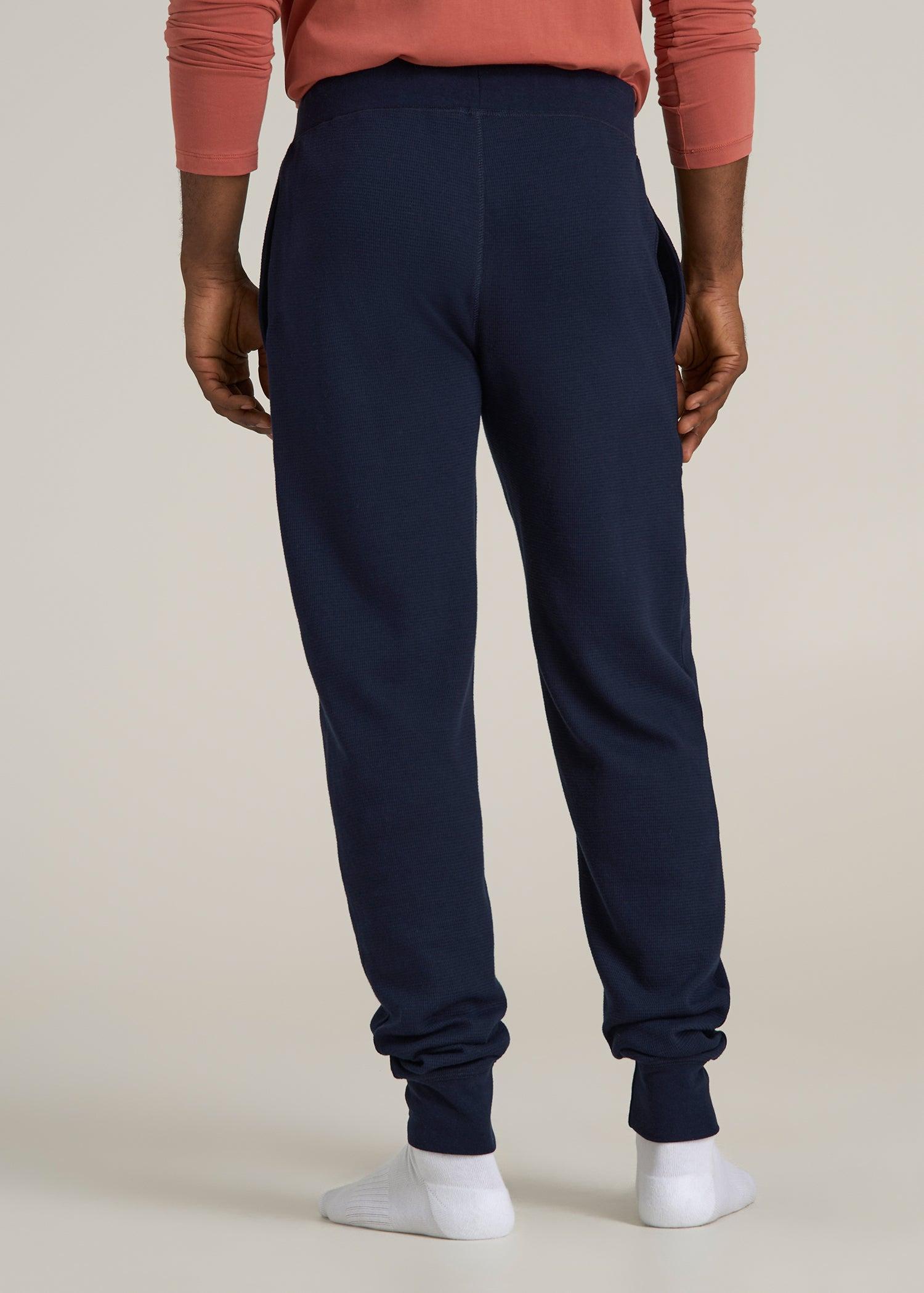 Waffle-Knit Lounge Jogger for Tall Men in Patriot Blue Product Image