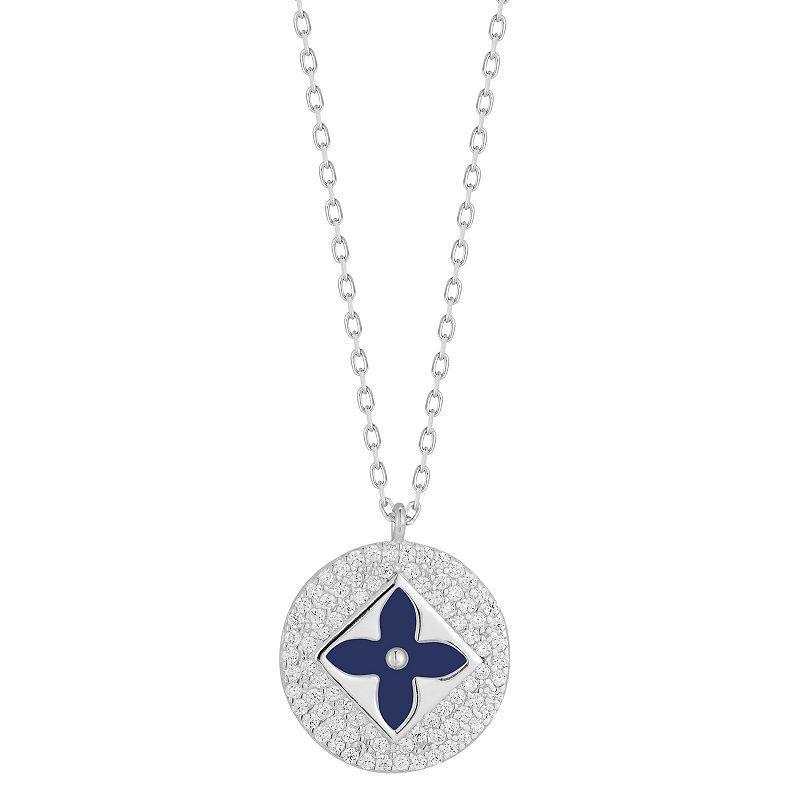 City Luxe Cubic Zirconia & Beaded Chain Zodiac Pendant Necklace, Women's, Gold Tone Gemini Product Image