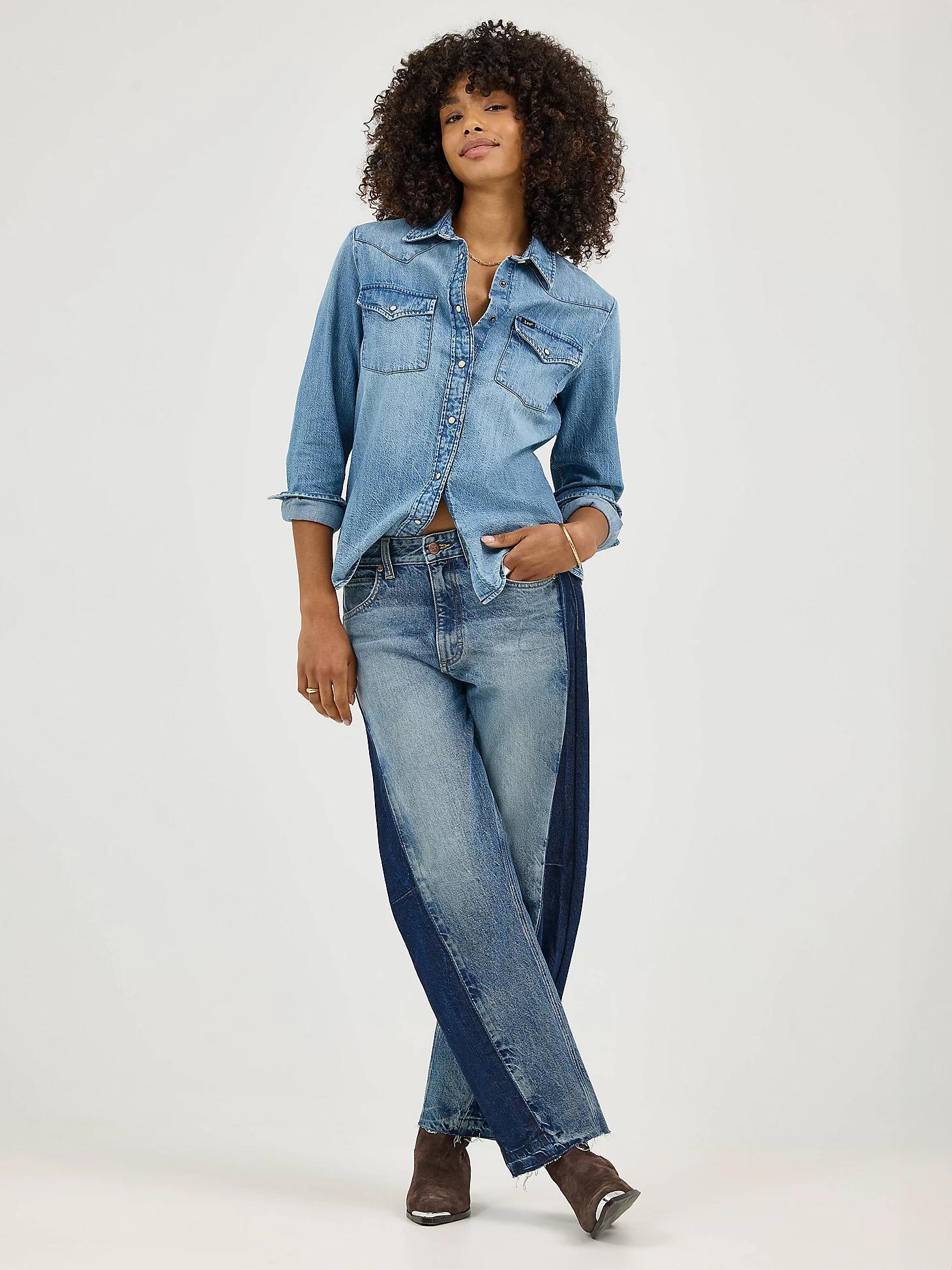 Women's Low Slung Barrel Rider™ Jean | Women's Jeans | Lee® Product Image