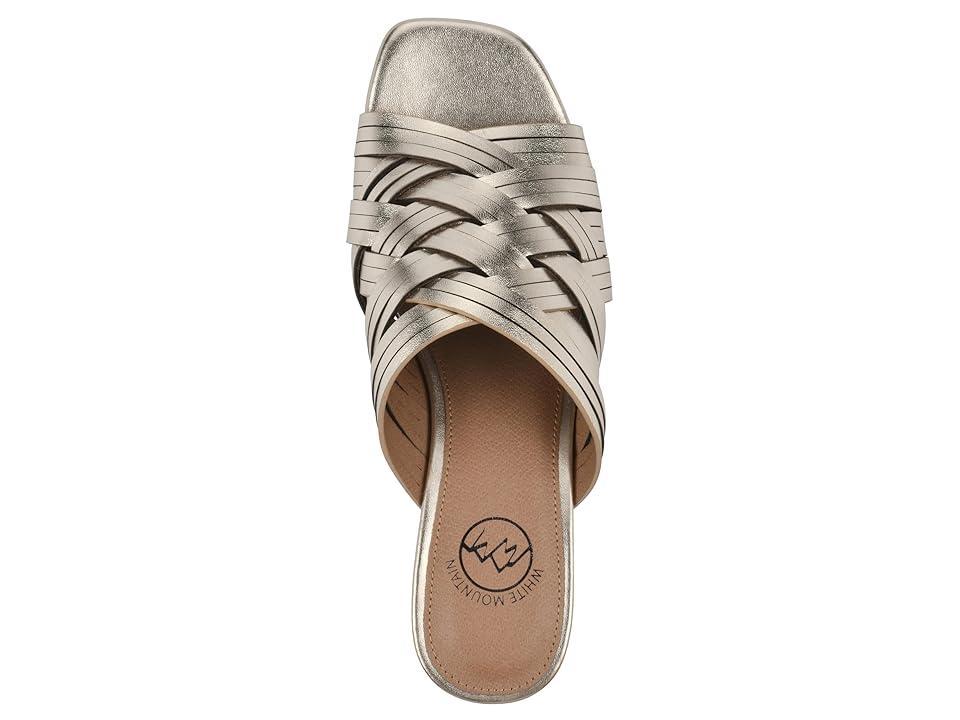 White Mountain Alluvia (Gold/Metallic/Smooth) Women's Sandals Product Image