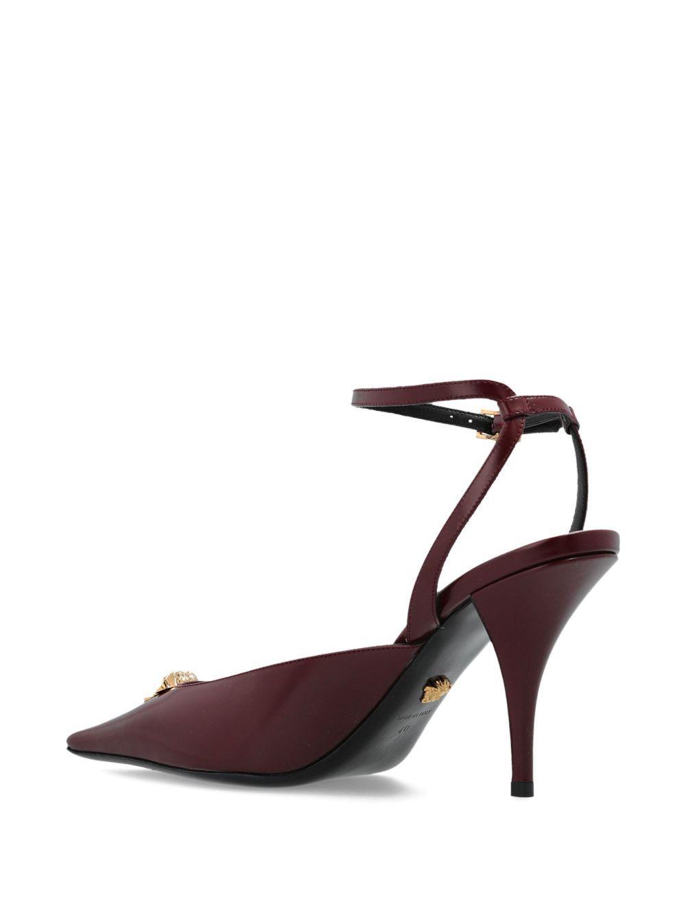 85mm La Medusa embellished pointed-toe heeled pumps Product Image