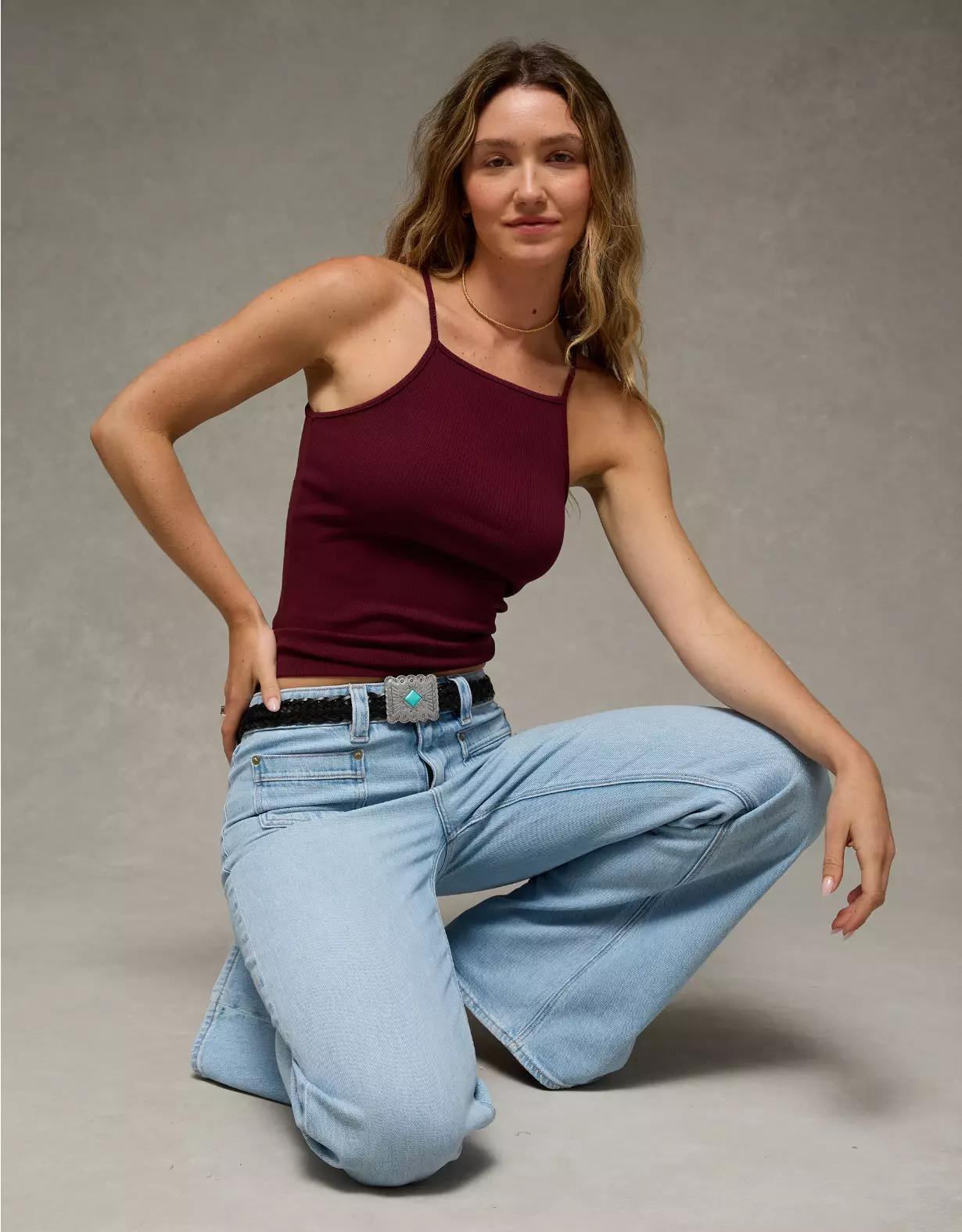 AE High Square Neck Tank Top Product Image