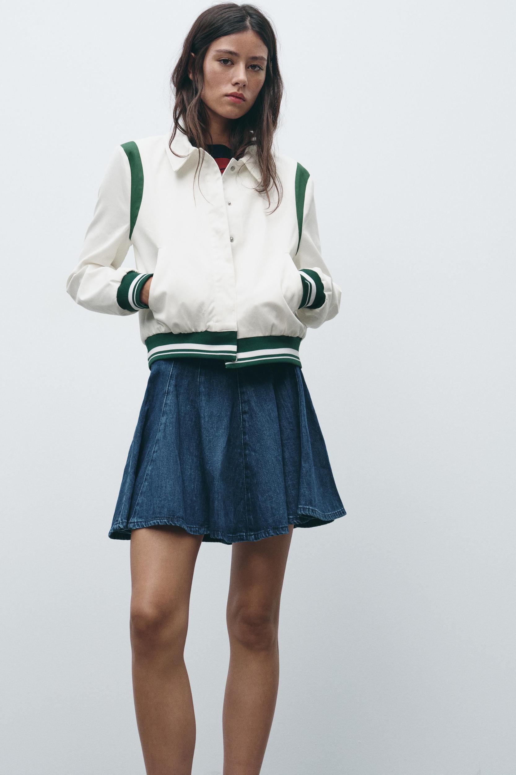 TRF DENIM MINI SKIRT Product Image