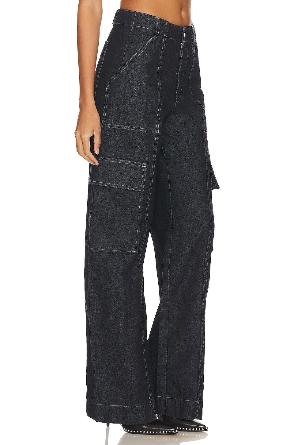 x Emrata Amia Wide Leg Jean AG Jeans Product Image