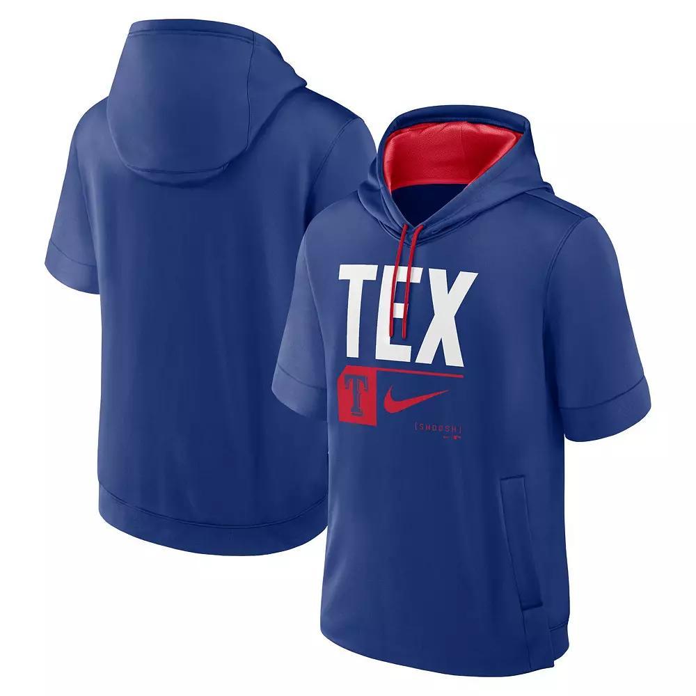 Men's Nike Red Philadelphia Phillies Tri Code Lockup Short Sleeve Pullover Hoodie, Size: 2XL Product Image