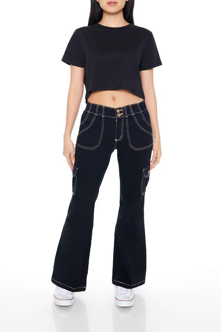 Cargo Flare Pants | Forever 21 Product Image