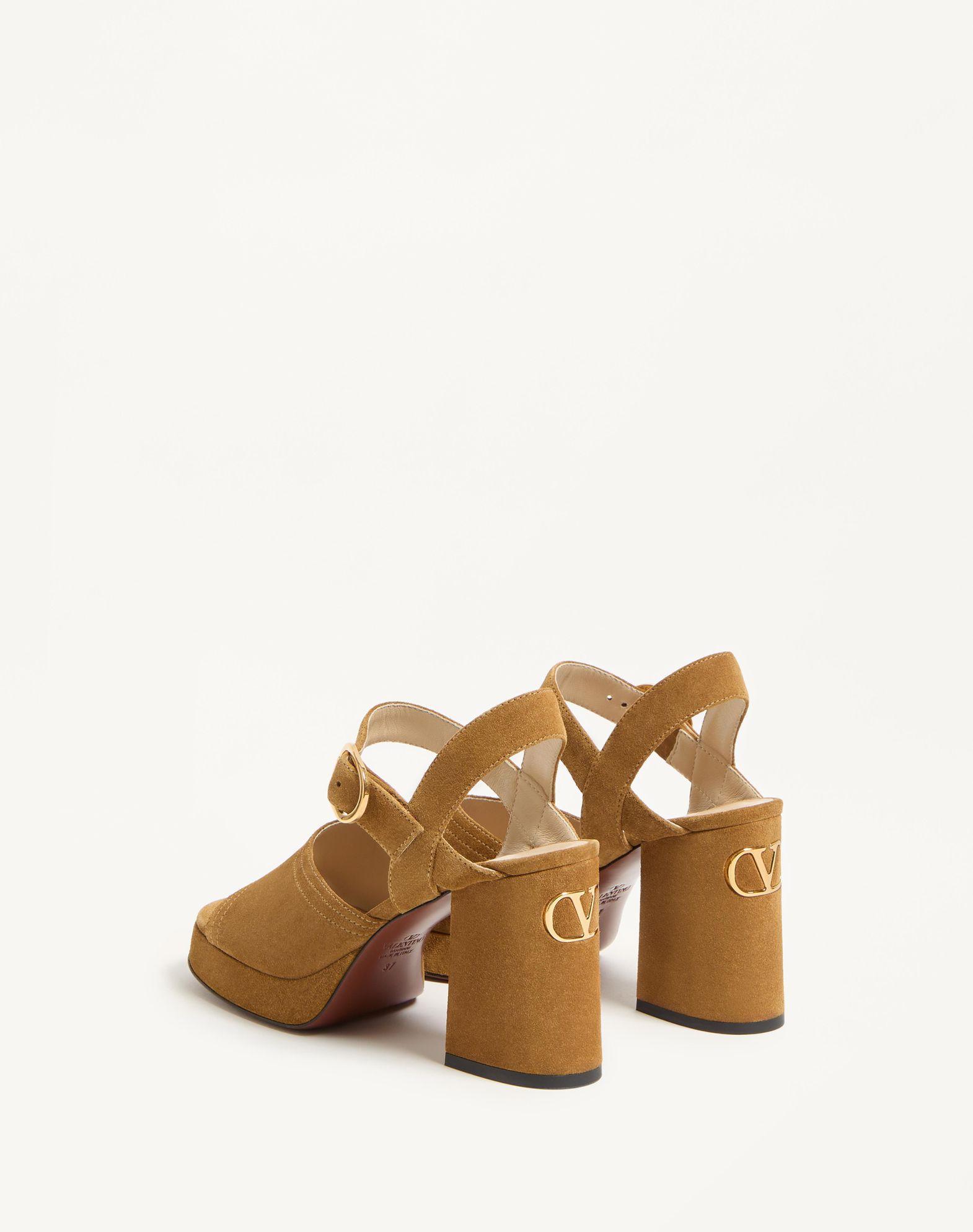 FAWCETTE PLATFORM CRUST LEATHER SANDAL 100MM Product Image