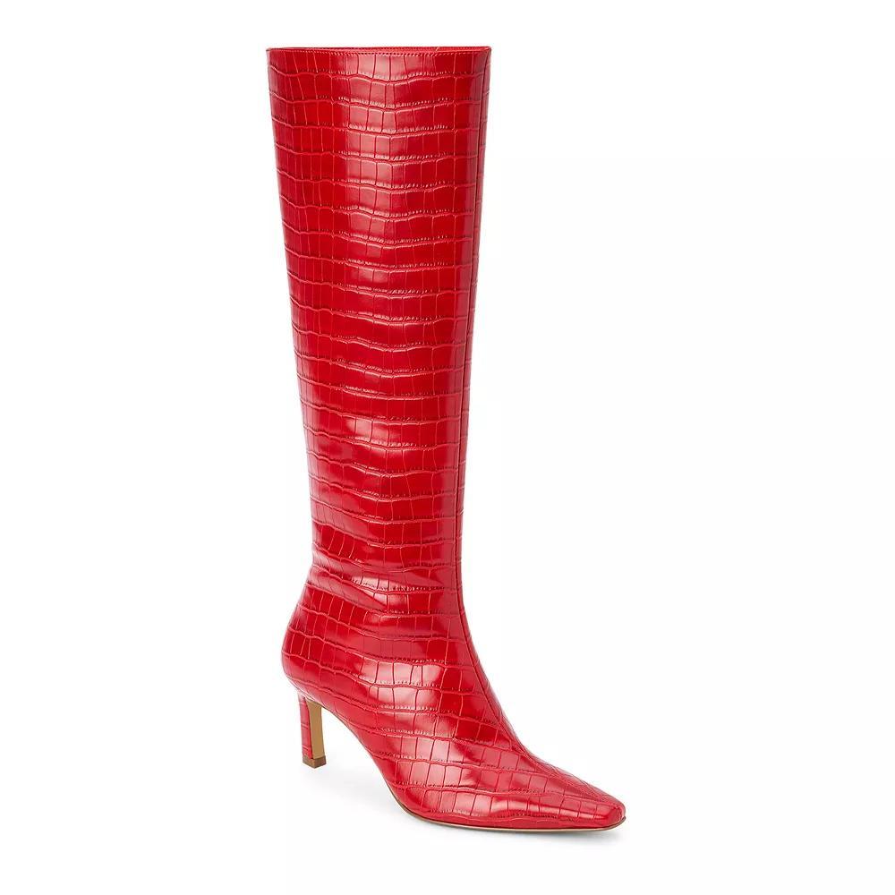 Coconuts by Matisse Robbie Women's Knee-High Boots, Size: 9, Red Croc Product Image