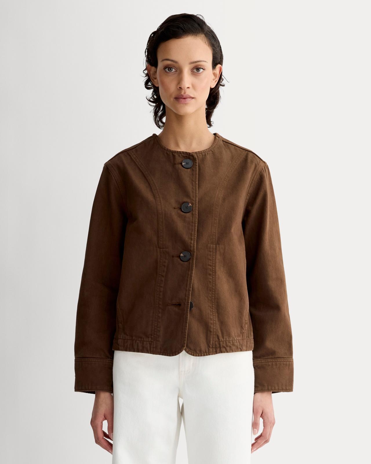 Womens Denim Barrel Jacket by Everlane Product Image
