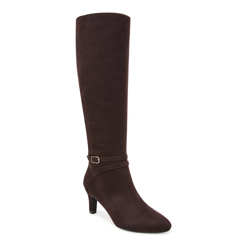 LifeStride Guild Women's High Shaft Boots, Size: 7.5 Wide, Dark Brown Product Image