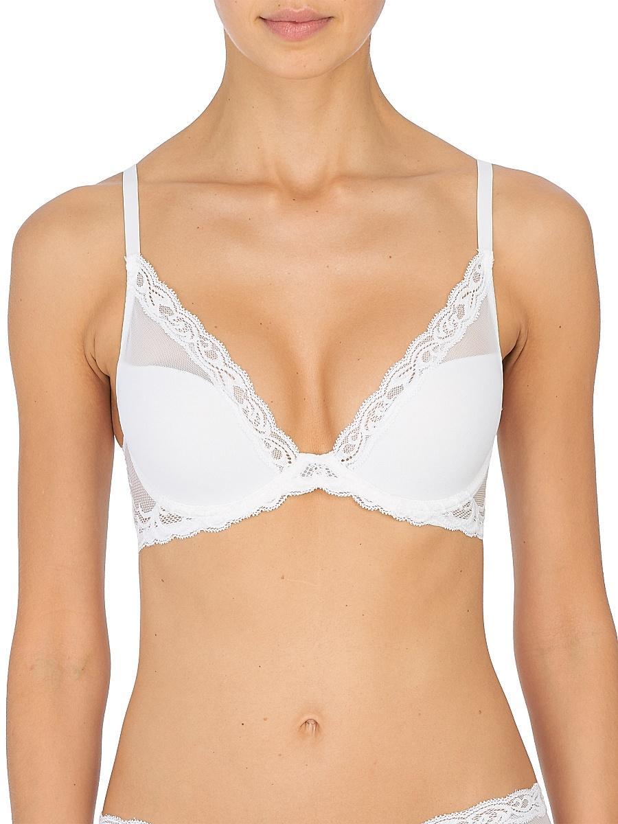 Womens Feathers Plunge T-Shirt Bra Product Image
