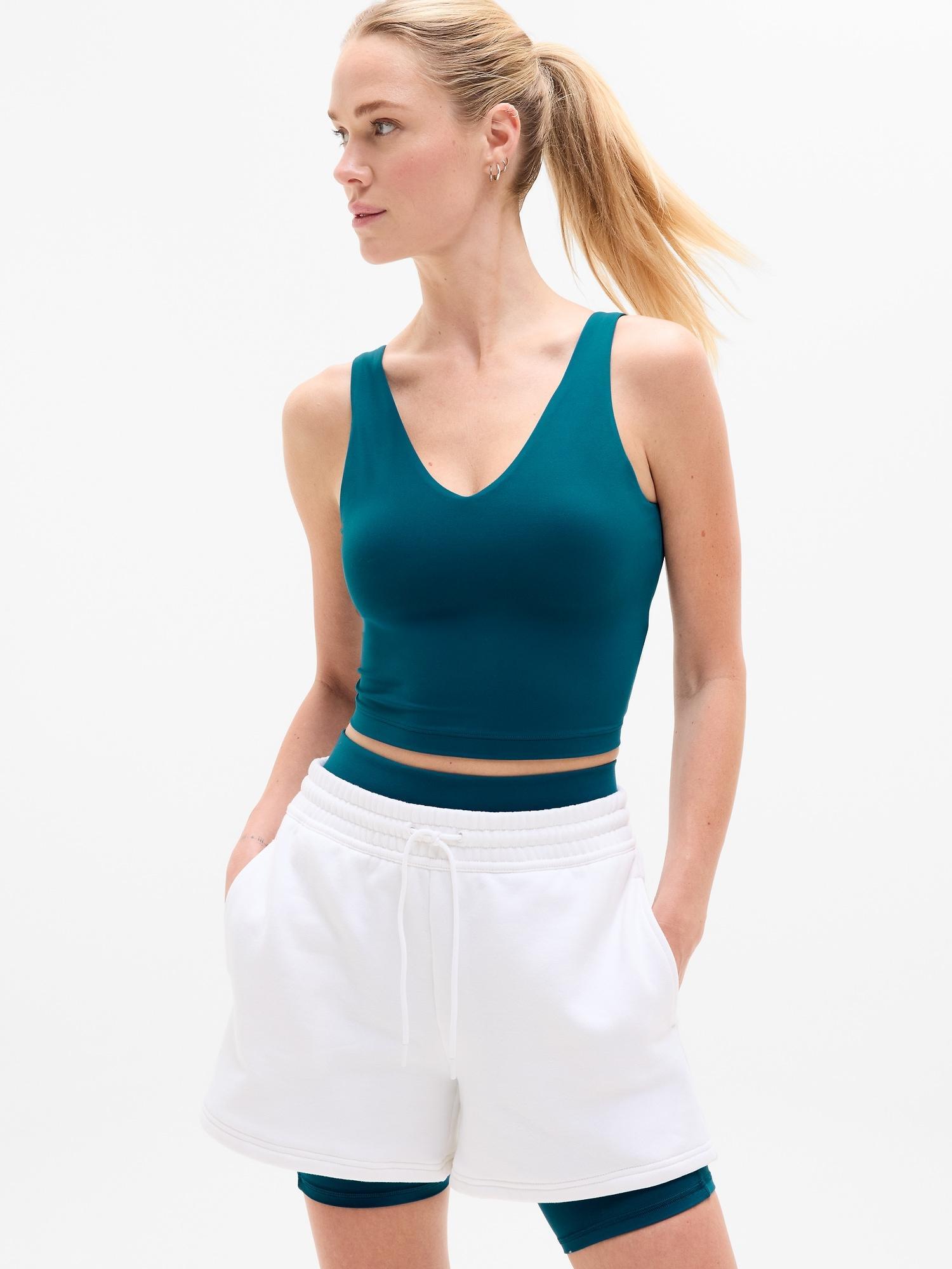 Transcend V-Neck Crop Sports Bra A-C Product Image