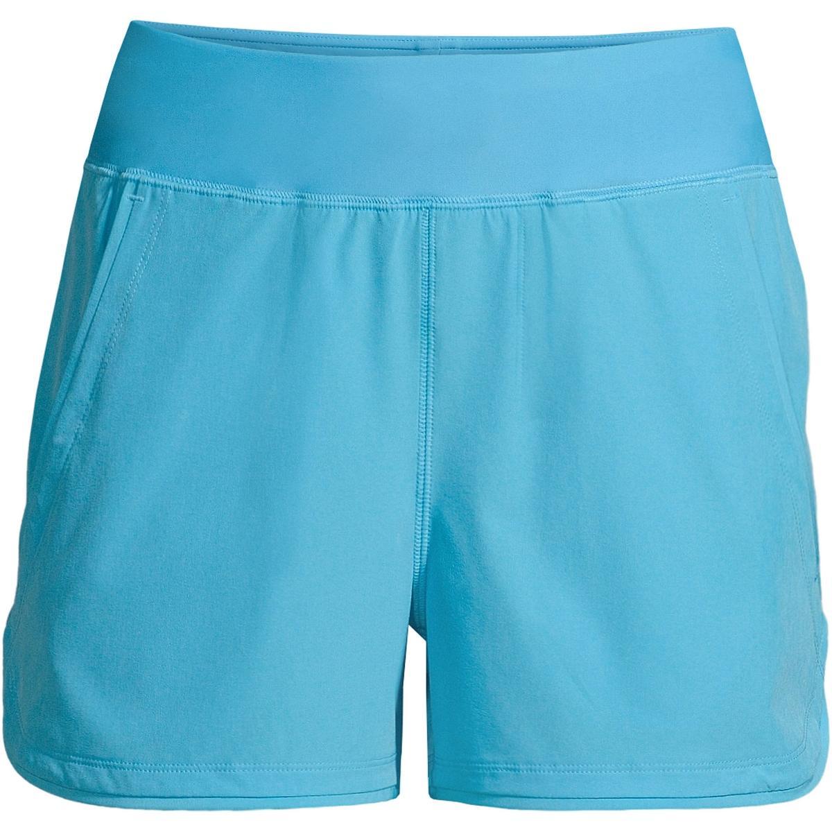 Women's Lands' End 3" Quick Dry Swim Shorts With Panty, Size: 14, Deep  Blue Product Image