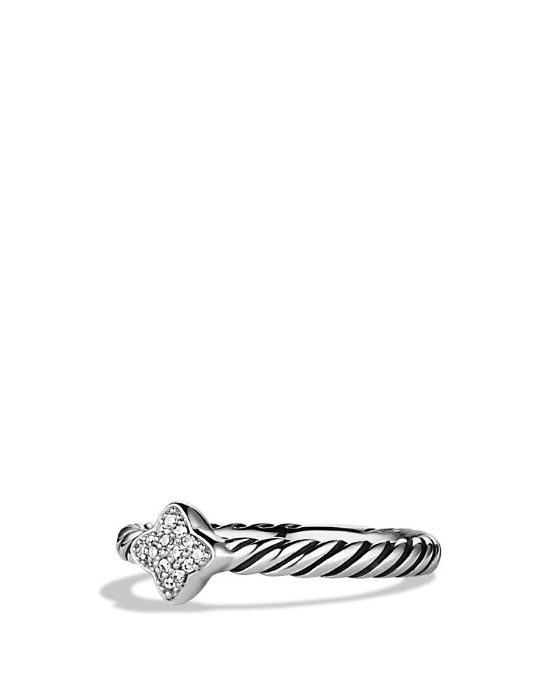 David Yurman Quatrefoil Ring with Diamonds Product Image