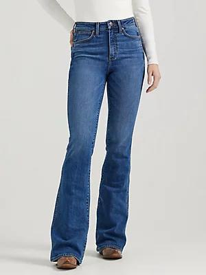 Women's Wrangler Retro® Bailey High Rise Flare Jean | Women's JEANS | Wrangler® Product Image